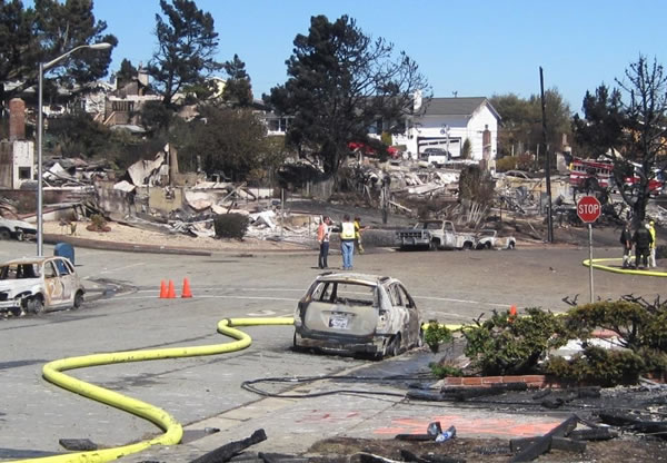 Gas explosion in San Bruno