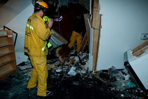 Truck crash in La Cañada-Flintridge, California