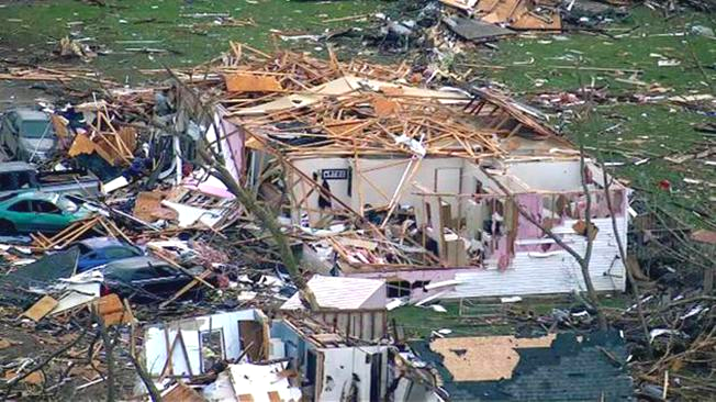 Oklahoma City tornado strike