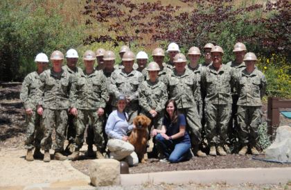 Seabee team at the NTC