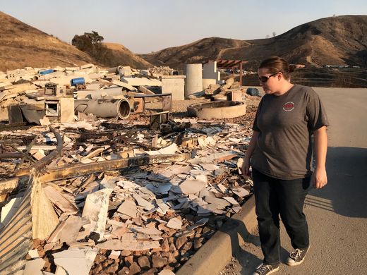 Thomas Fire damages search dog training center in Santa Paula