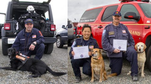 Four SDF-trained Search Teams certify in April!