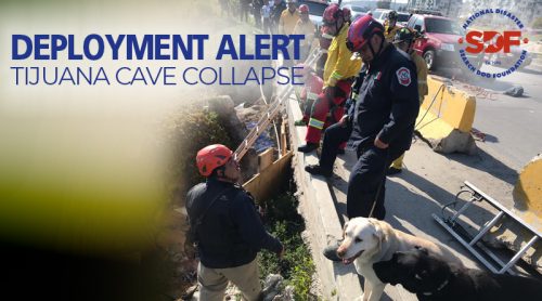 SDF’s Baja California Search Teams respond to cave collapse in Tijuana