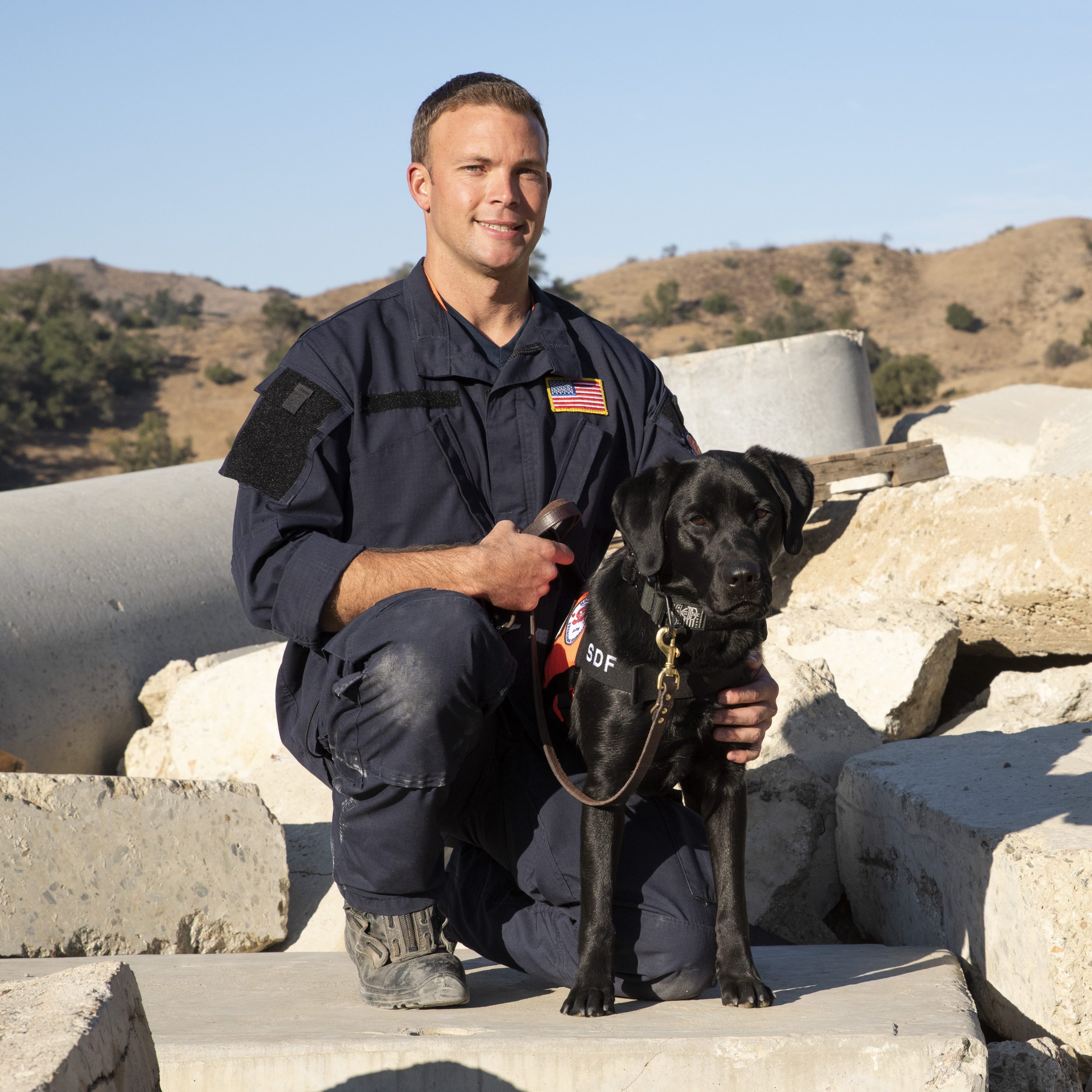 Bond & John Paul “J.P.” Hilsabeck - National Disaster Search Dog Foundation