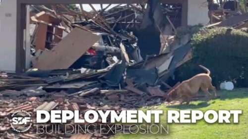 SDF-trained Team Respond to Building Explosion in Central California