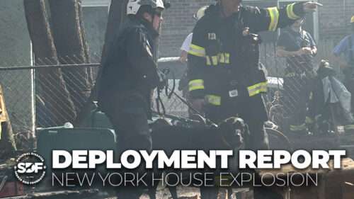 SDF-Trained Search Teams Deploy to New York House Explosion