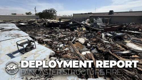 SDF-Trained Teams Respond to Lancaster Commercial Fire