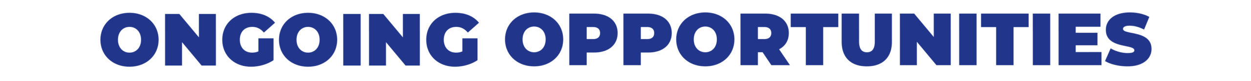 Website Header - Ongoing Opportunities